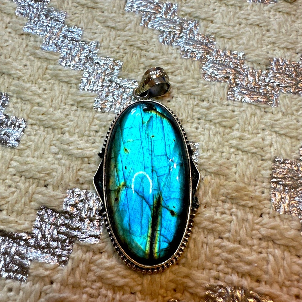 Large Labradorite pendant